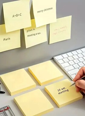 3x3 Sticky Note Paper Bright Colored Memo Pad Self-adhesive