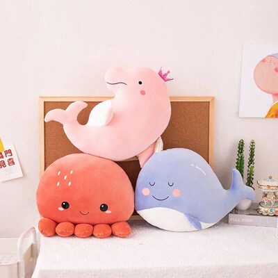 Crab Pillow Cushion Cushion Back Cushion Sofa Living Room Ca