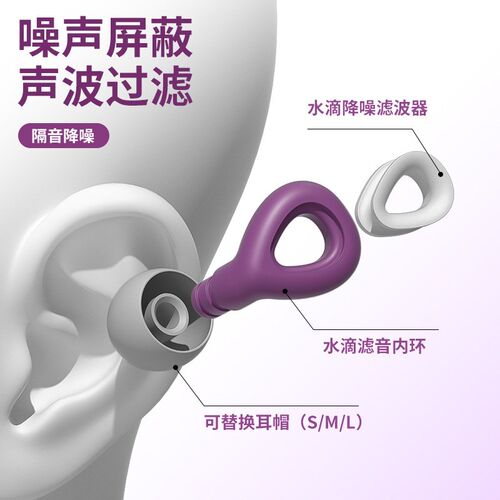 Swimming waterproof silicone noise cancelling earplugs 耳塞