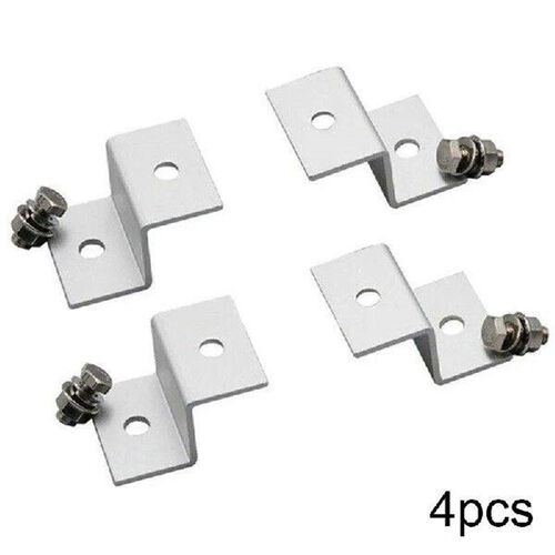4pcs PV Solar Panel Mount Brackets Support Fixed Z-Bracket