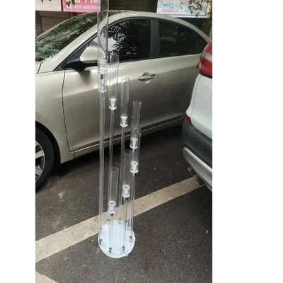 2/5/6/10 Wedding Decoration Centerpiece Candelabra Clear Can