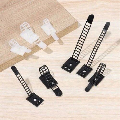 5/10Pcs Cable Tie Self-adhesive Adjustable Wire Holder