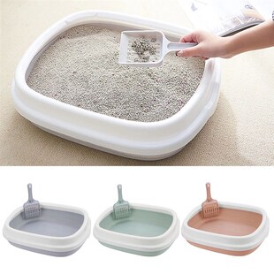 Excrement Cat with Scoop Box Tray Litter Sqand Training Dog