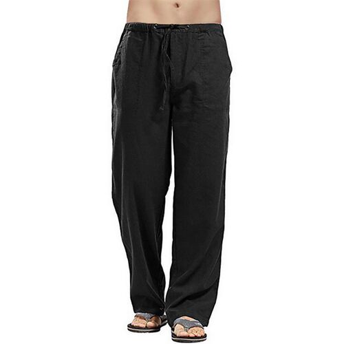 tton Linen In Stock Plus Size Mens Pants Breathable Sweat A