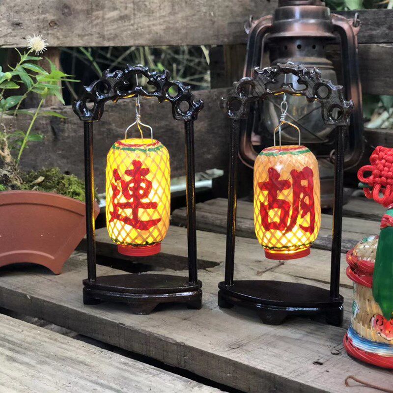 传统潮汕竹编油纸迷你大小灯笼车载挂饰摆件一文字定制,节庆用品/礼品,灯笼,淘宝优惠券,粉丝福利购,淘宝优惠卷