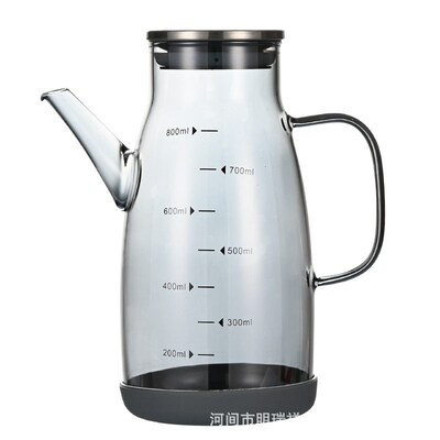 Oil Pot Borosilicate Glass Oil Pot With Soy Sauce Vinegar Se