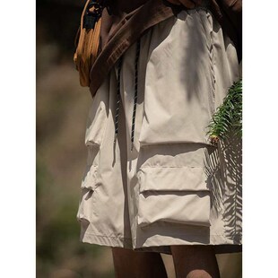 Dimensional Three Large Pocket Shor Outdoor Tooling Fctional