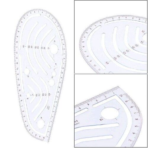 Plastic Sewing Square Ruler Tailor Drawing Craft Tool DIY
