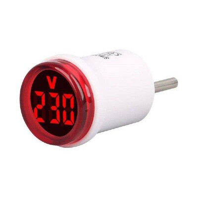 LED Digital Voltmeter Round voltages Tester Meter for Easy