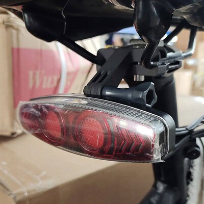 Electric Bicycle Saddle Taillight Mount Holder Compatible Fo