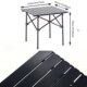 folding steel table camping tab Portable barbecue stainless