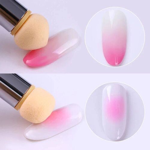Double-ended Gradient Shading Pen Dotting Brush Head Sponge
