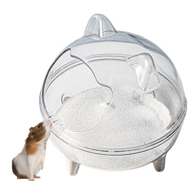 67JE Easily Clean Small Animal Sand Bath Tub for Hamster Hed