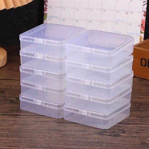 10pcs Transparent Storage Boxes Parts Small Beads