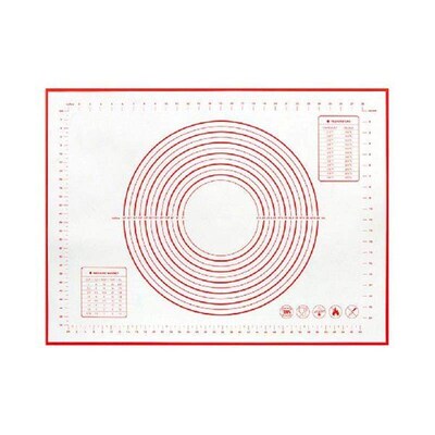 Silicone Baking Mat Portable Replacement Washable Scaled
