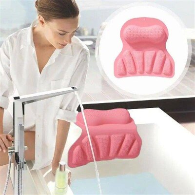 Bathtub Pillow Headrest Suction Cups Bath Tub Pillow Back