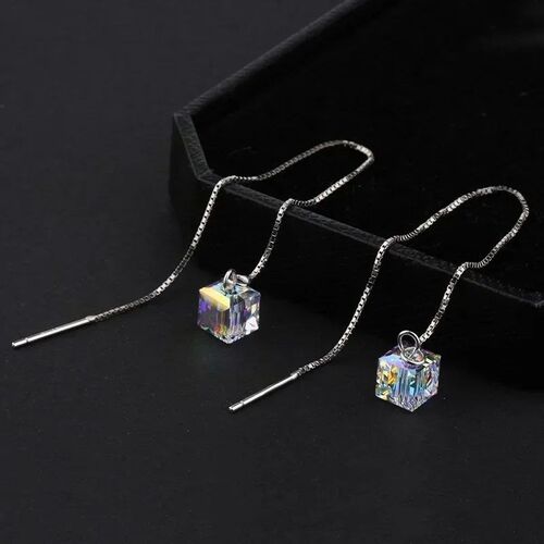 Unique Fake Piercing Metal Ear Clips Asymmetry Round Cartila