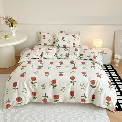 Thick Cotton Brushed Quilt ver Single Double Dormitory Quilt