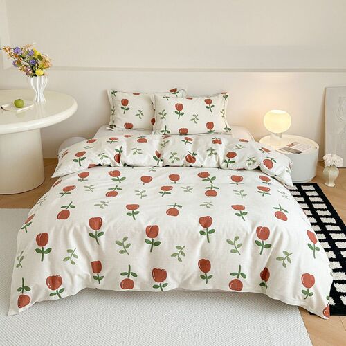 Thick Cotton Brushed Quilt ver Single Double Dormitory Quilt