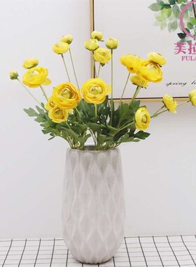 4 head dew lotus artificial flower 4 head camellia fake flow