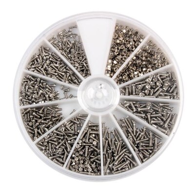 1000Pcs Stainless Steel Screws and Nut set Assortment Kit Re