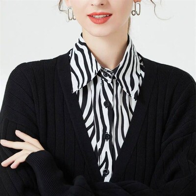 New Lapel Fake Collar Vintage Detachable Shirt False Collar