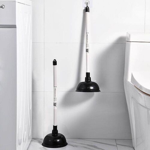 Dredge Plug Air Pump Pipe Plunger Toilet Drain Cleaner Blo