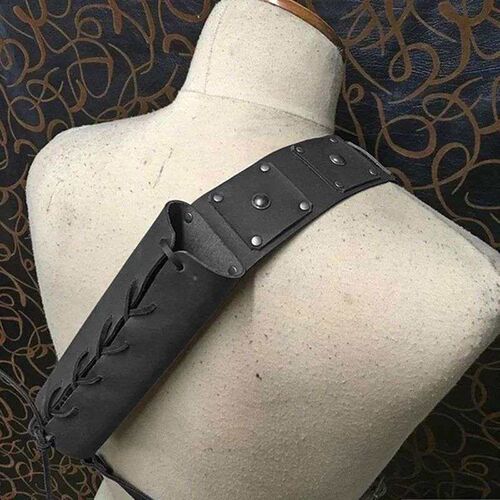 Medieval Sword Shoulder Back Sheath Scabbard Frog Holder For