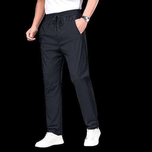 Summer Thin Ice Silk Spor Casual Pan Mens Plus Size Large S