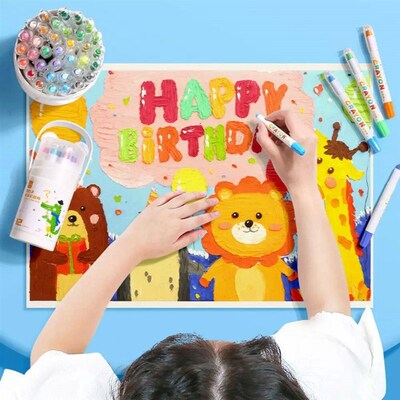 12/24/36/48Colors High Quality Washable Oil Pastels Erasable