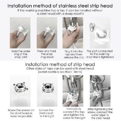 Washing Machine Water Inlet Pipe Water Inlet Connection And