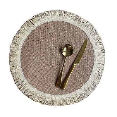 Place mat woven coaster tassel insulation mat餐垫