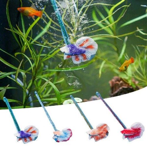 Aquarium Decor Bright Color Fish Tank Training  Interactive