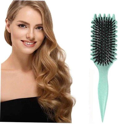 Hollow Comb Bounce Curl Define Styling Brush New Durable Smo