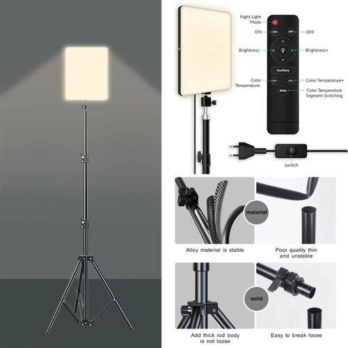 Photo Studio LED 2700k-5700k Video Fill Lamp Light Panel Pho