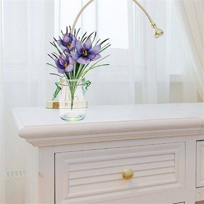 12 Pcs Flower Arrangement Pen Holder Mason Jars Metal Grid