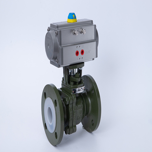 气动衬氟球 气动衬氟法兰球 DN15 DN1 Q1F DN20