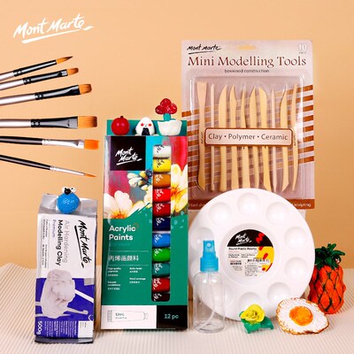Montmartre Acrylic paints  non-baking molding clay set soft