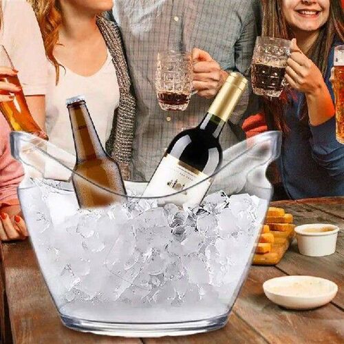 Clear Champagne Bucket Wine Bucket for party Drink Tub