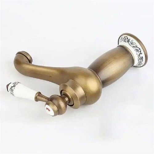 Deck Mounted Bathroom Sink Faucet Single Lever Control One