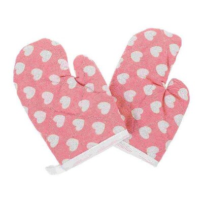 2 Pcs Heat Insulation Anti- Kitchen Mitts Kids Toys Oven
