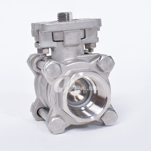 30不锈钢三片式 1P丝扣内螺纹丝扣门分分1寸 高平台球Q11F