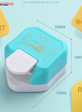 3 In 1 Multi-Corner Corner Rounder Punch R4 R7 R10 3 Way Cor