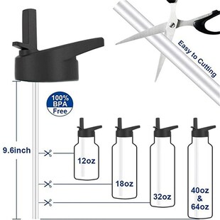 for Flask Flip Bottle Water Hydro Cap Flex Lid Straw Replace