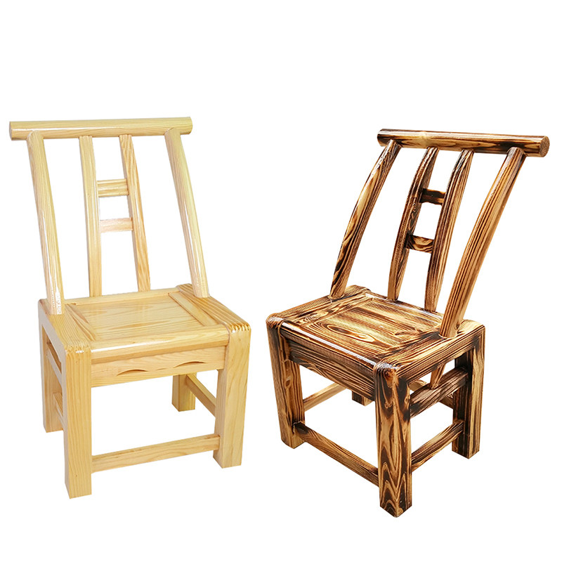 老式松木椅子农村家用实木靠背椅木质餐椅儿童喂奶凳农家乐休闲椅,住宅家具,餐椅,淘宝优惠券,粉丝福利购,淘宝优惠卷