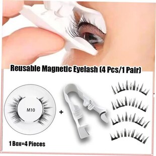 Magnetic Eyelashes Curler Long Thick 3D Magnetic Lashes Reus