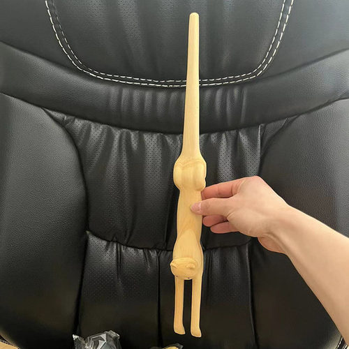 2022新品CAT-SHAPED BACK SCRATCHER 木制猫形背部抓挠棒