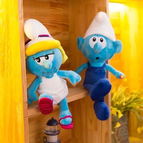 2023 New 40cm Cartoon Character Creative Smurf Cute Plush To