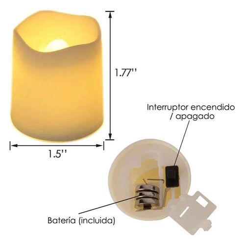 Romantic Creative Electronic Candles 24 LED Decorative Light
