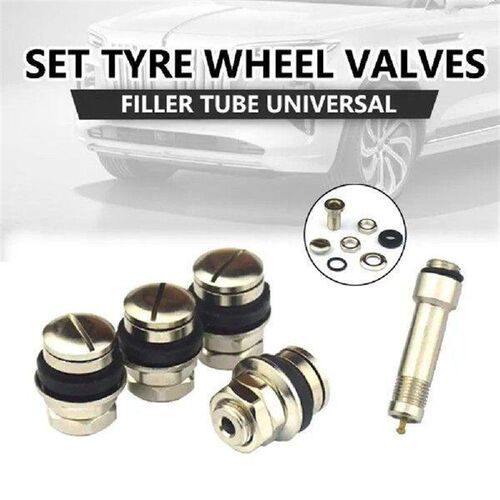 4Pcs Hidden Valve Stems Metal Wheel Scooter Valve Stem with